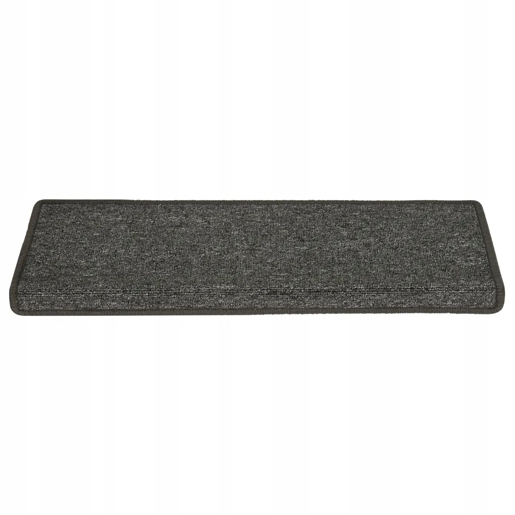 vidaXL Nakładki na schody, 15 szt., 65x25 cm, szaro-czarne