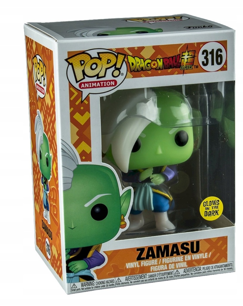 Funko Pop Zamasu Glow in The Dark Dragonball Nr 316 