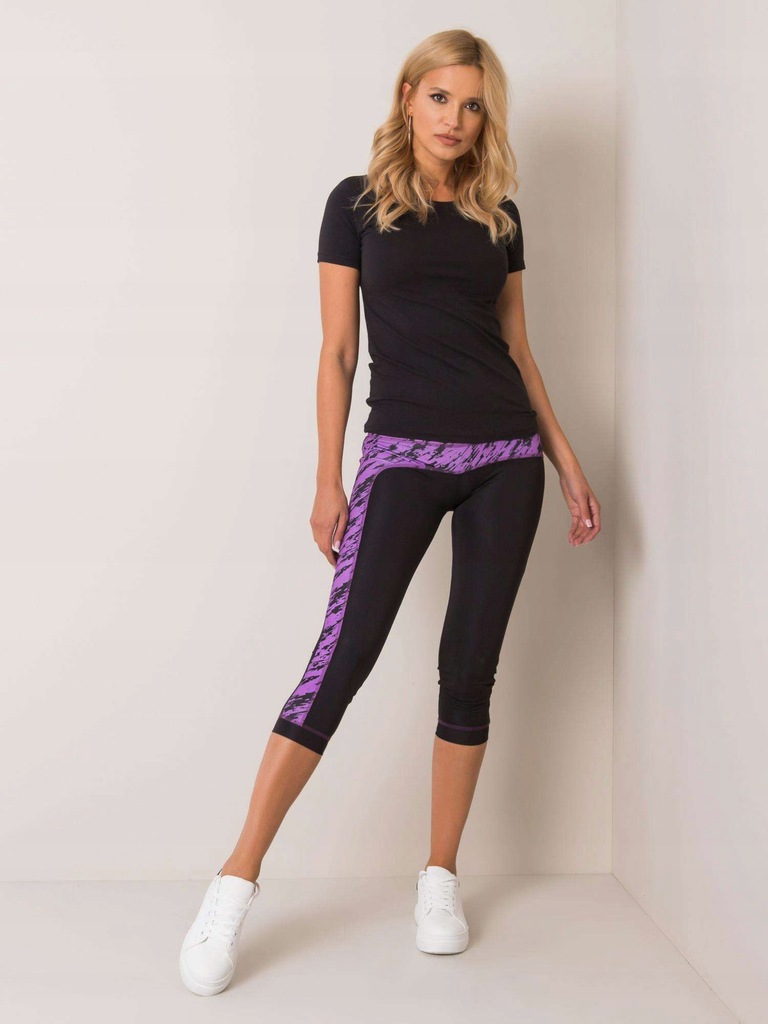 LEGGINSY SPORTOWE ~M~ CZARNY