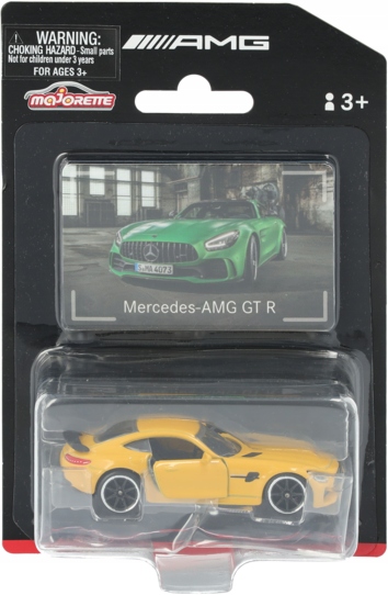 SAMOCHODZIK RESORAK DLA DZIECI AMG GTR C190 - ZÓŁT