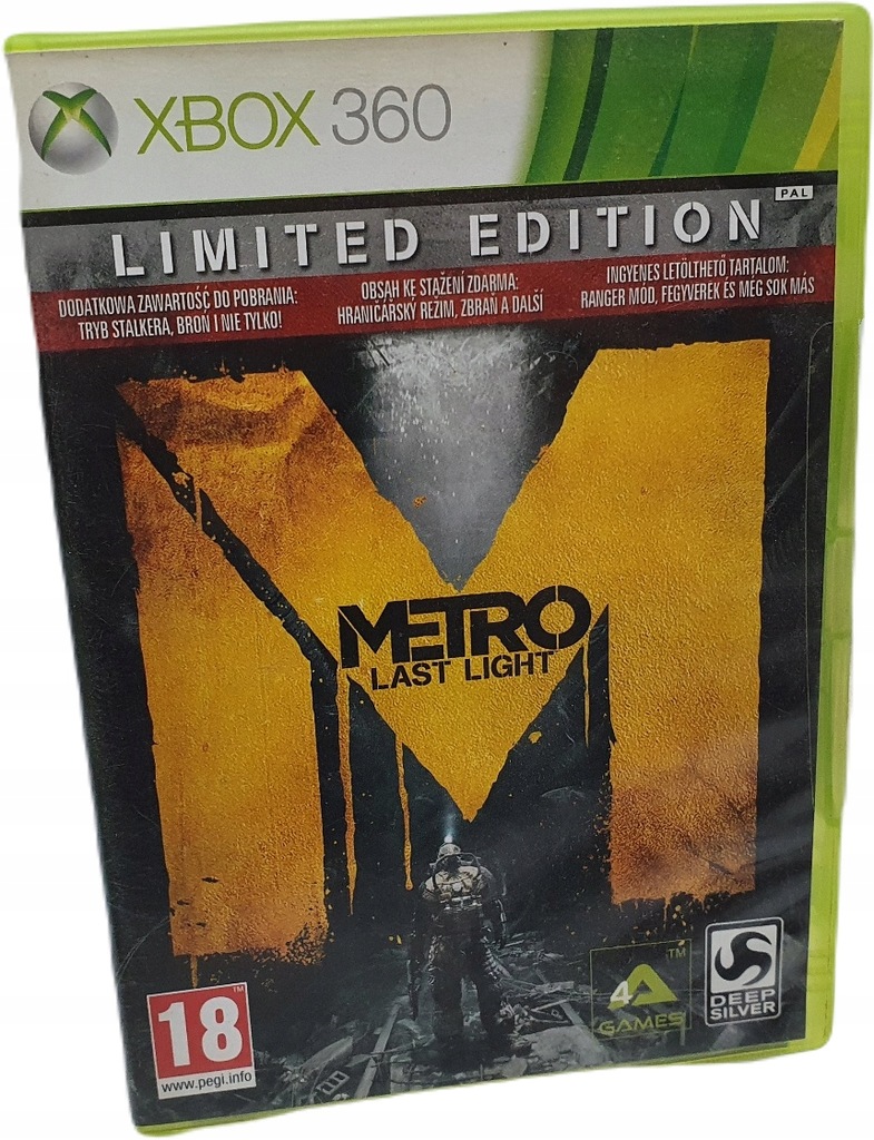 XBOX 360 Metro: Last Light - Limited Edition