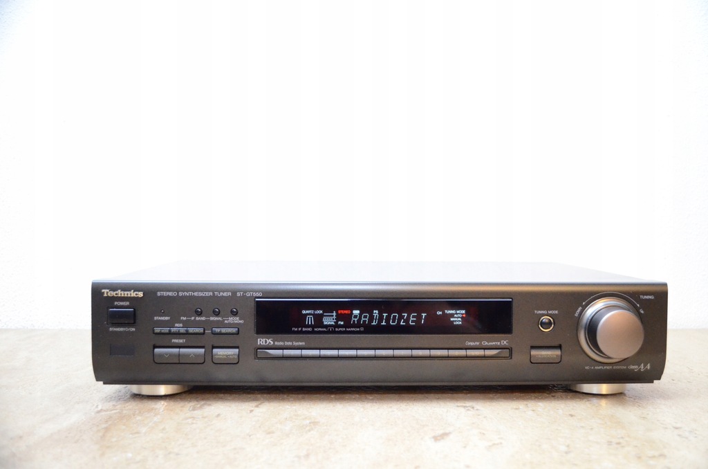 Tuner radiowy cyfrowy Technics ST-GT550 RDS , 100% sprawny