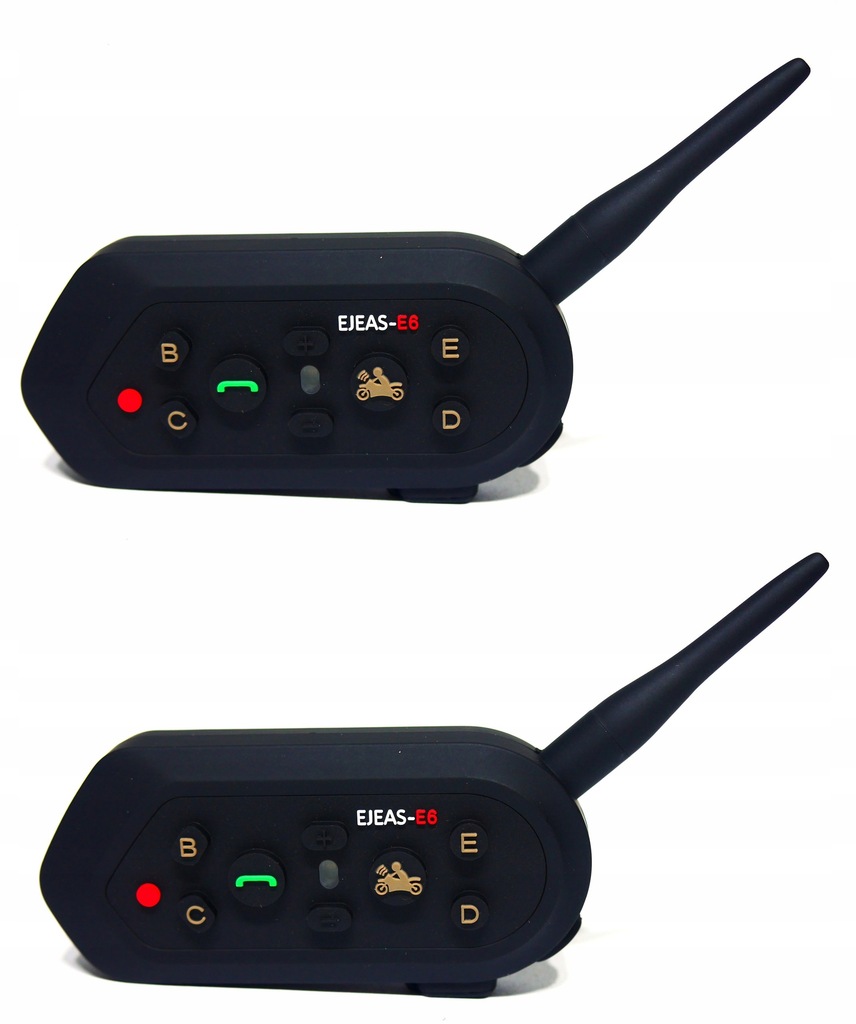 Interkom Motocyklowy Bluetooth EJEAS E6 Intercom 2