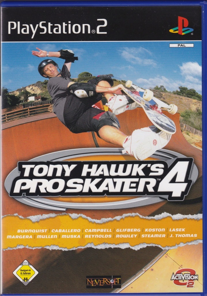 Tony Hawk's Pro Skater 4 PS 2 Używana ALLPLAY