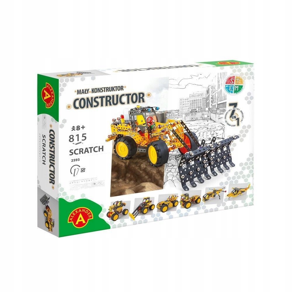 MAŁY KONSTRUKTOR - SCRATCH 7W1 ALEX, ALEXANDER