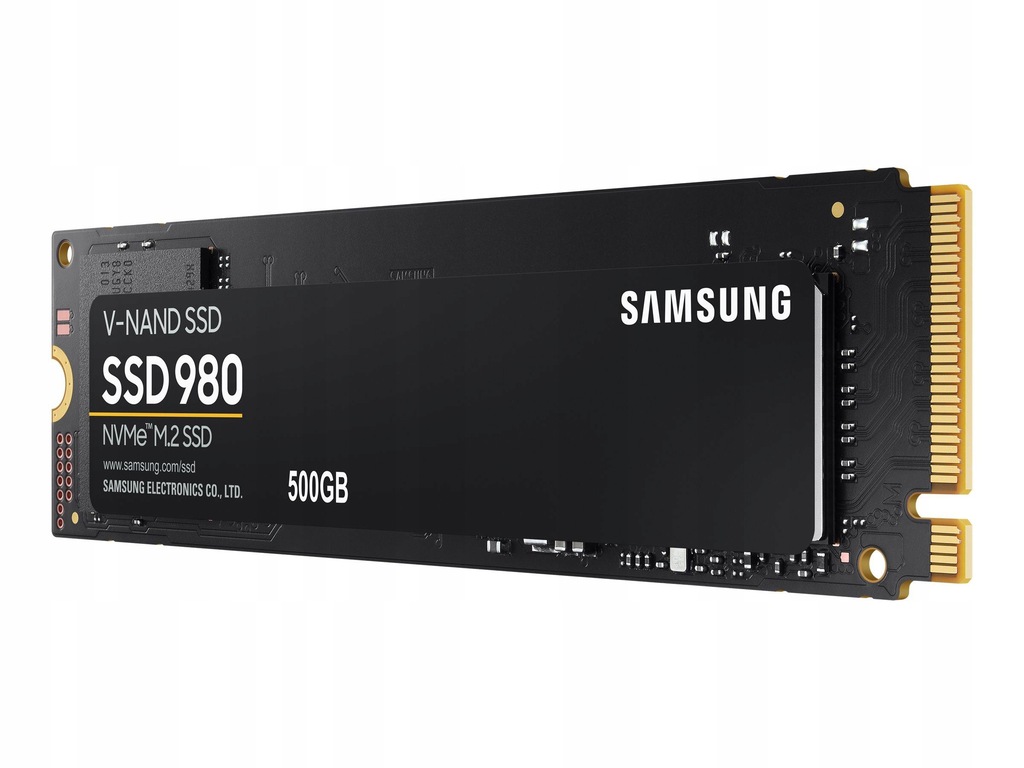 SAMSUNG 980 Basic SSD 500GB M.2 NVMe PCIe 3.0 3.100 MB/s read 2.600MB/s