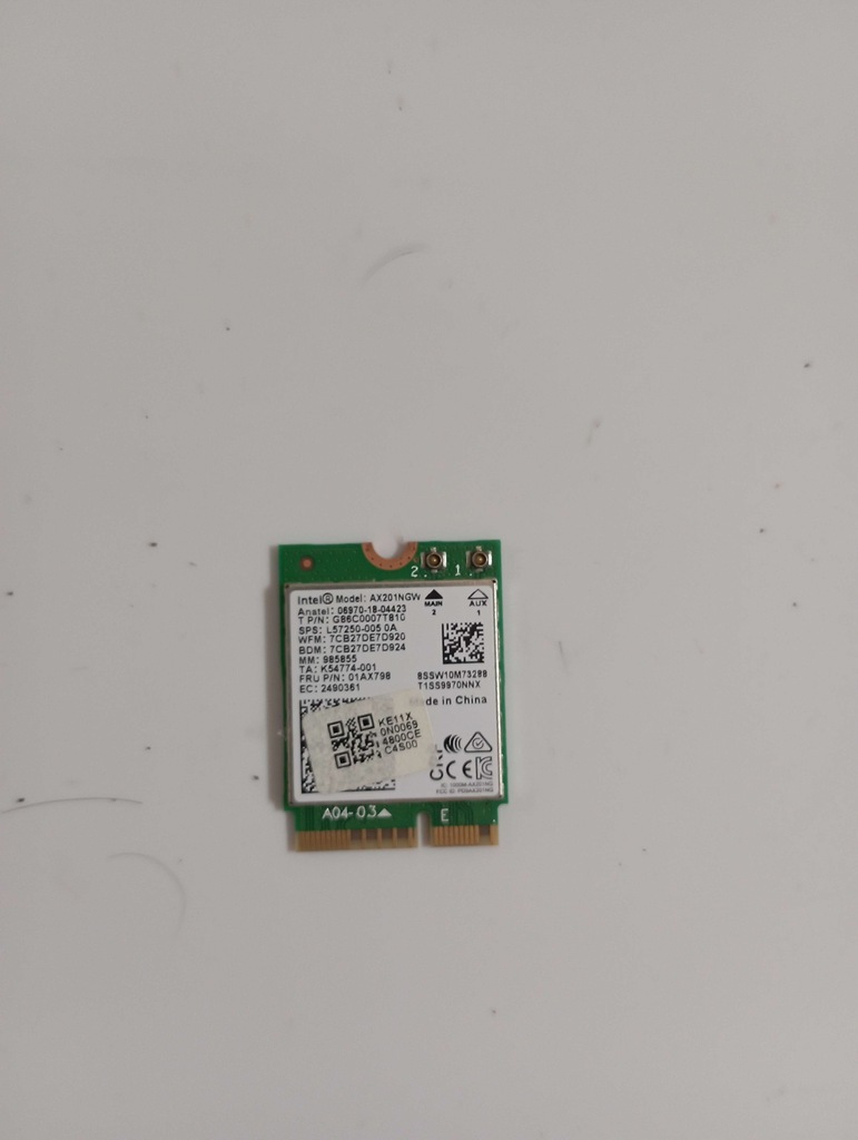 Karta sieciowa ACER A514-52 AX201NGW