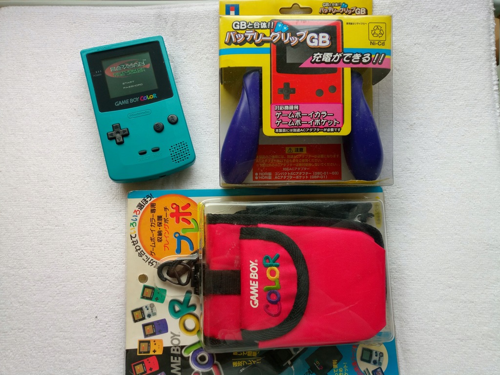 Konsola Nintendo Game Boy Color Teal+akcesoria