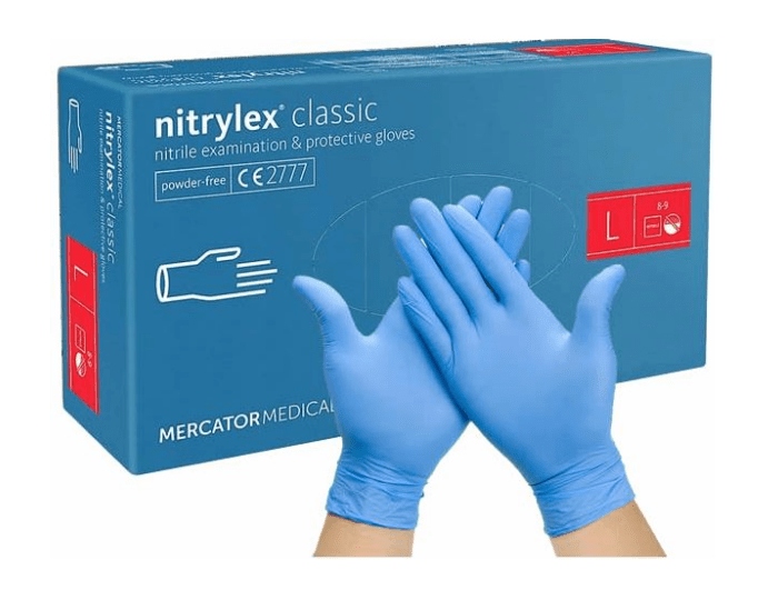 Rękawice Mercator Medical Nitrylex Classic L x200