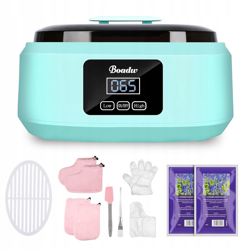 PARAFINIARKA 200W ZESTAW 900g PARAFINA FROTTE AKCESORIA 3.4L