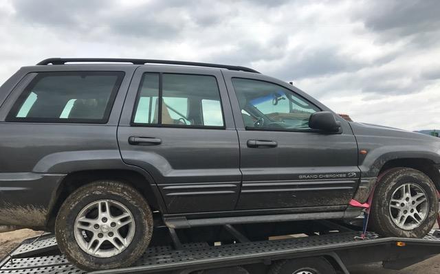 Jeep Grand Cherokee WJ błotnik prawy tylny tył