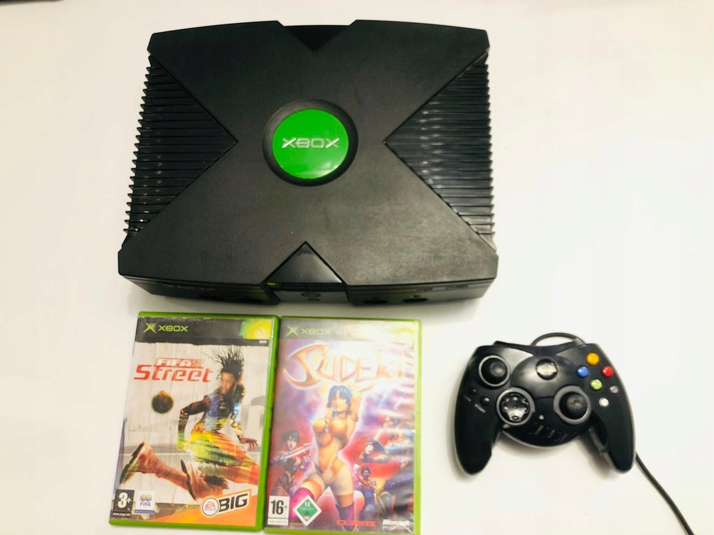 Microsoft Xbox - Plomba - Pad - 2 gry