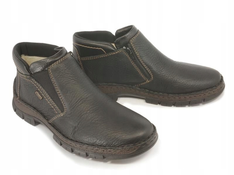 Botki męskie RIEKER TEX 12282-00 black r41