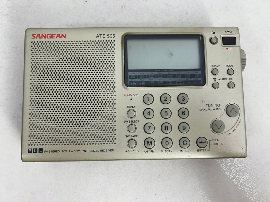Radio wielozakresowe globalne SANGEAN ATS 505 14484596746 oficjalne
