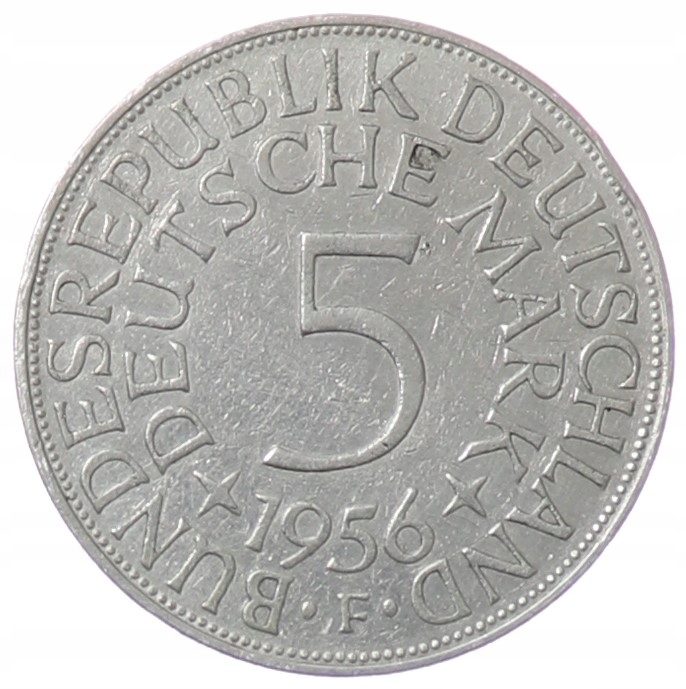 5 marek - Niemcy - 1956 rok - F