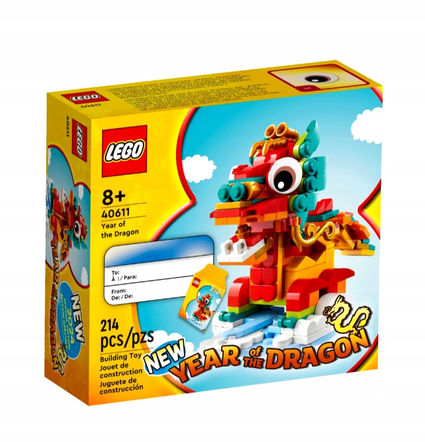 LEGO Creator 40611 Klocki LEGO - Rok smoka, Year of The Dragon