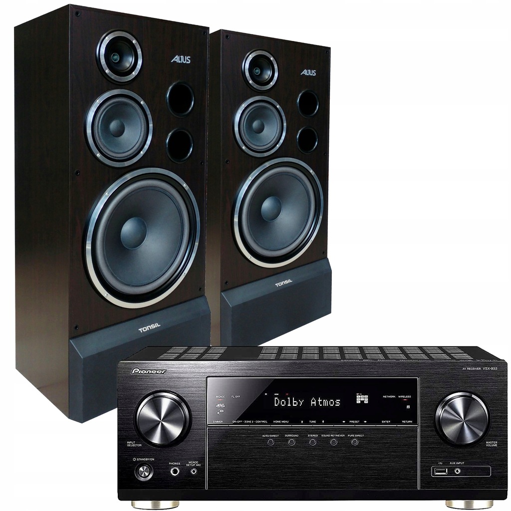 Купить Pioneer VSX-933 + стереонабор Tonsil Altus 300: отзывы, фото, характеристики в интерне-магазине Aredi.ru