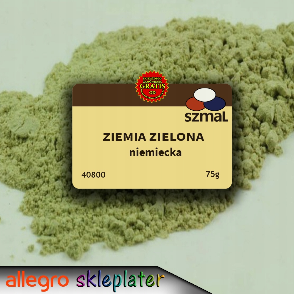 Pigment Ziemia Zielona Niemiecka 75g 40800 Later 8981475128 Oficjalne Archiwum Allegro