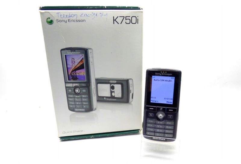 TELEFON SONY ERICSSON K750I KOMPLET