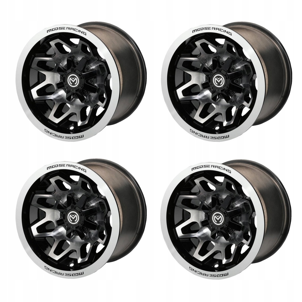 KOMPLET FELG MOOSE RACING 12X8 4/136 4+4 CAN-AM KAWASAKI