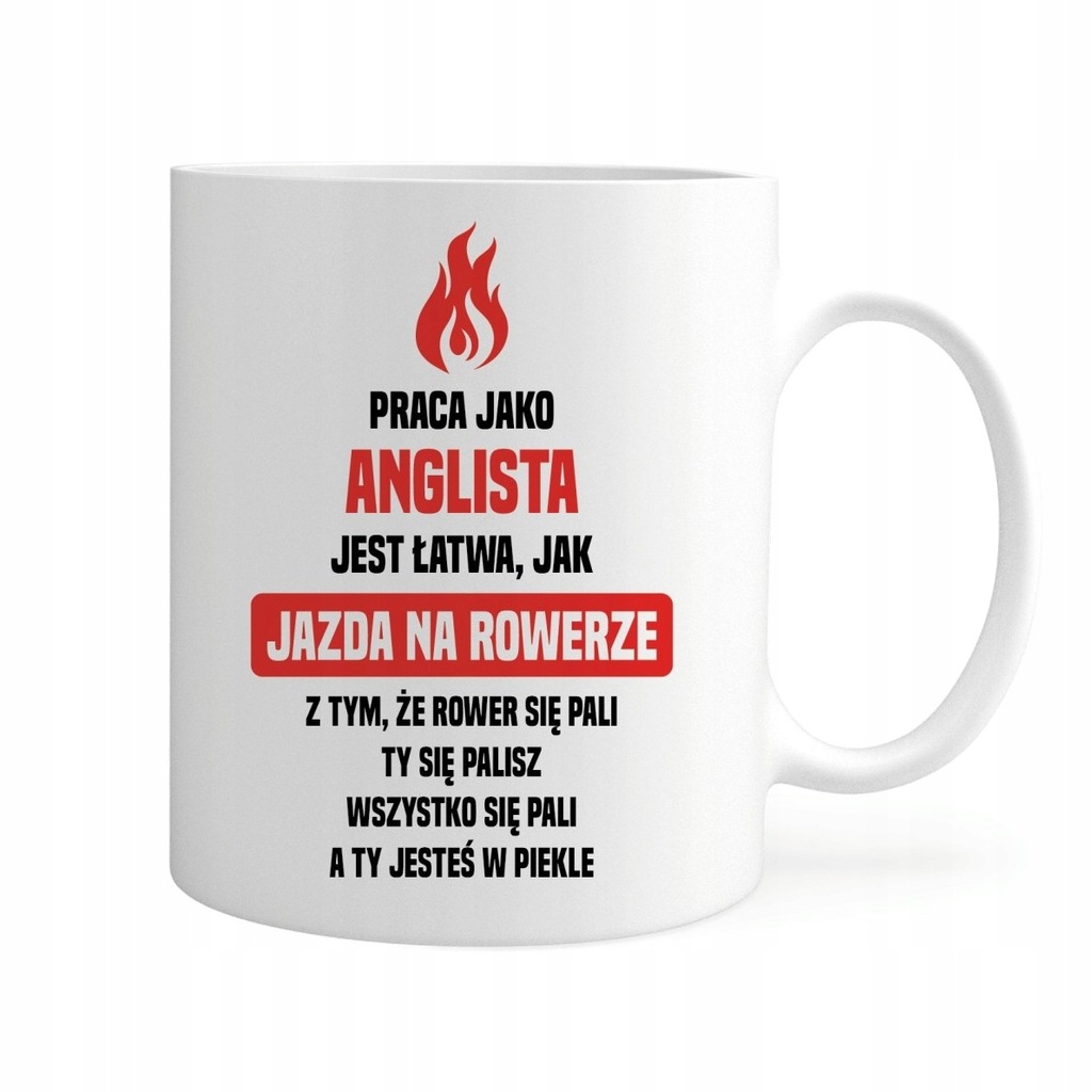 KUBEK PRACA JAKO ANGLISTA JEST ŁATWA PREZENT