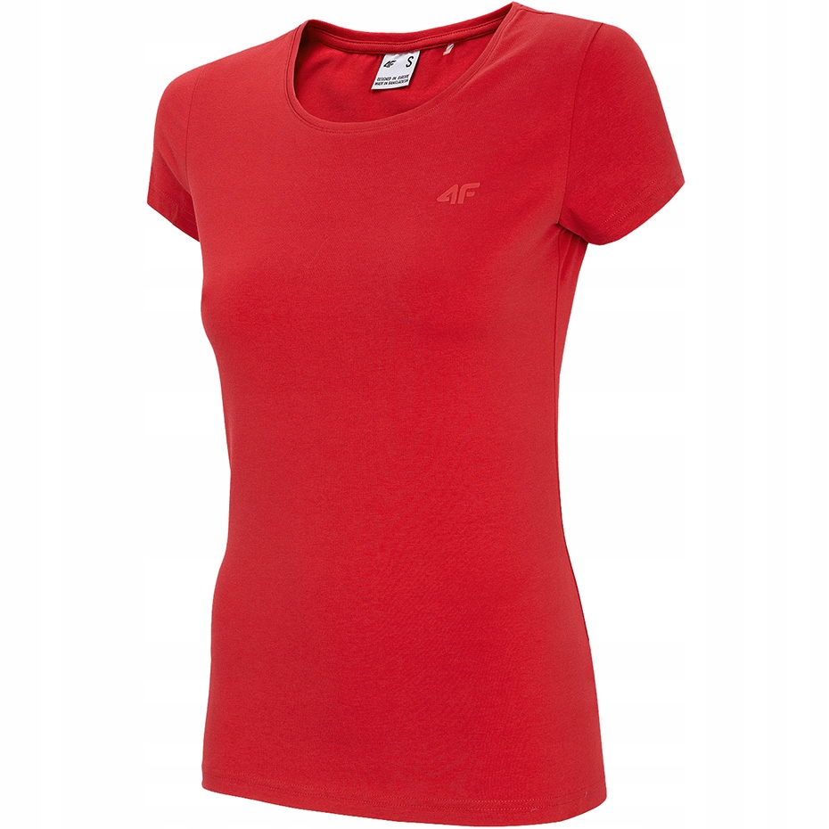 Koszulka damska 4F czerwona NOSH4 TSD001 62S S