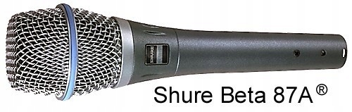 SHURE BETA 87 A mikrofon wokalny pojemnościowy