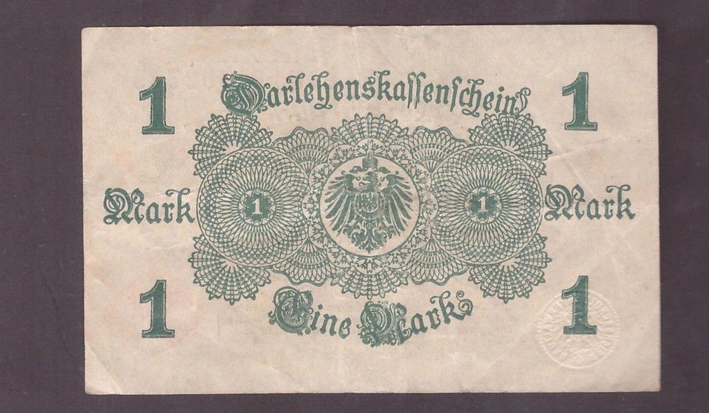 Niemcy - banknot - 1 Marka 1914 rok