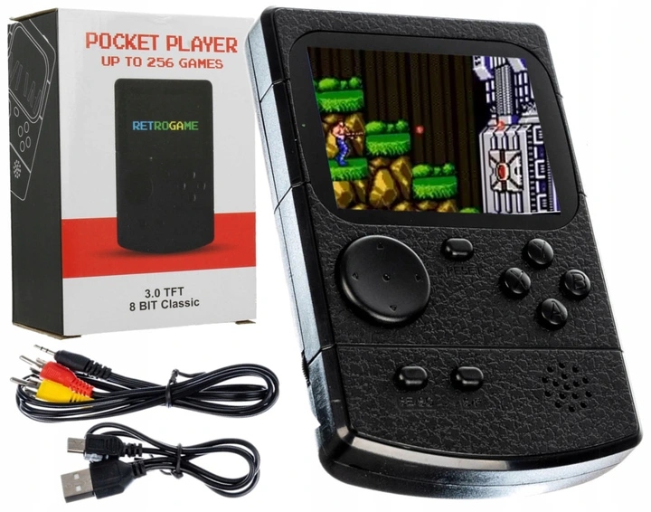 MINI KONSOLA RETRO 256 GAMEBOY GRA DLA DZIECI