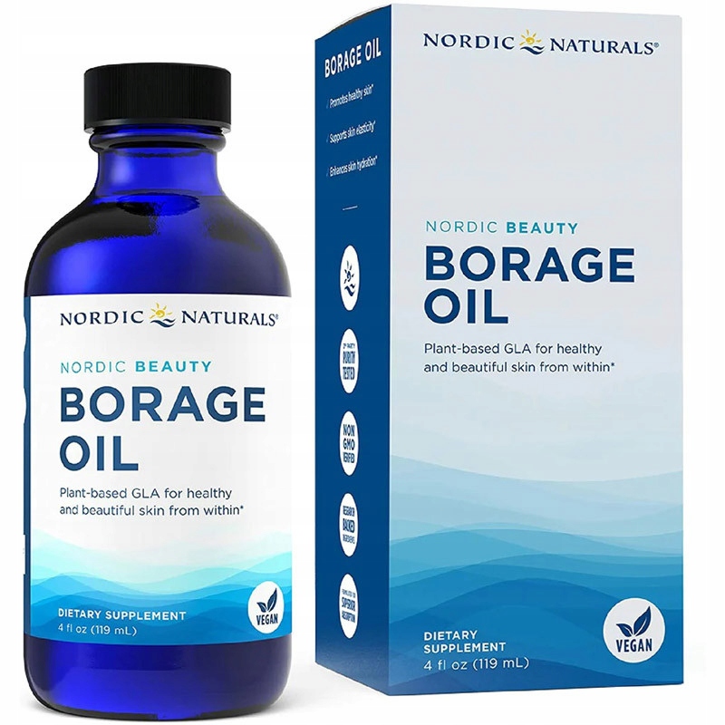 NORDIC NATURALS Nordic Beauty Borage Oil 119ml GLA