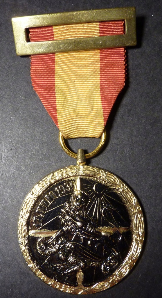 MEDALLA DE LA CAMPANA 1936-1939 - Sygnowana E.DIAZ