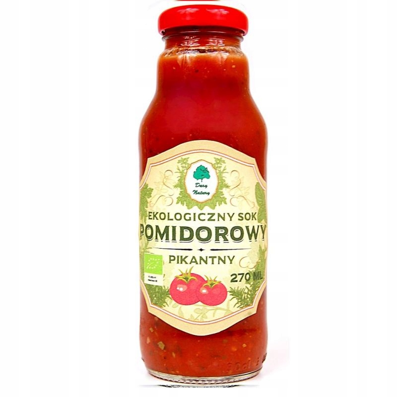 Sok pomidorowy pikantny ekologiczny EKO Dary Natury, 270ml