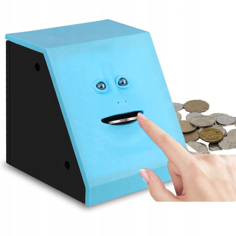 Skarbonka Interaktywna Twarz Bank Zjada Monety