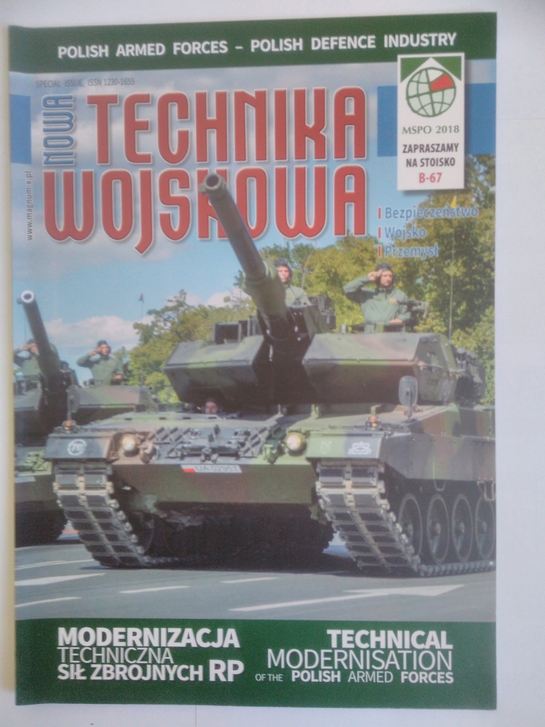 Nowa Technika Wojskowa 2018, nr specjalny MSPO