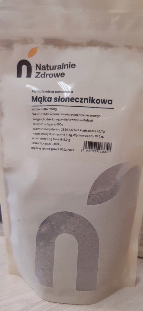 Mąka słonecznikowa KETO Naturalnie Zdrowe 250 g