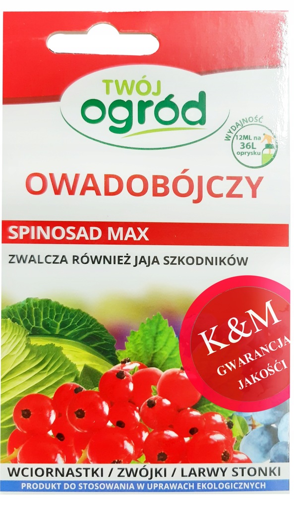 SPINOSAD MAX 12ml OWADOBÓJCZY MSZYCE STONKĘ ZWÓJKI