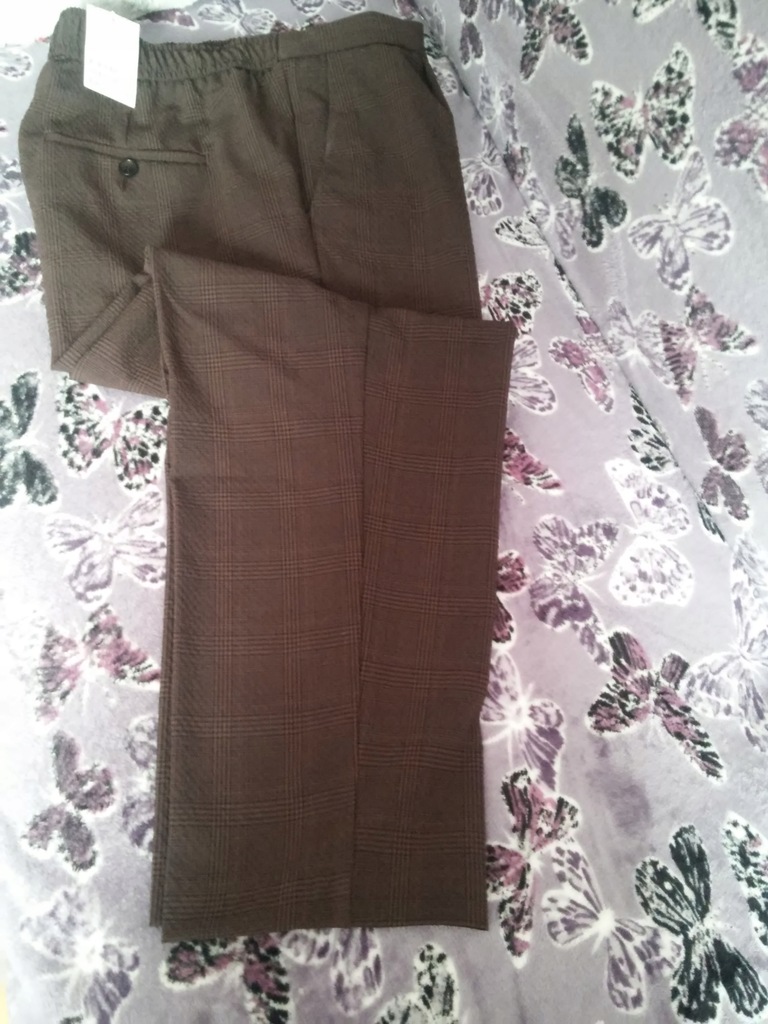 H&M spodnie kratka w kant NOWE 44 42 XL/XXL