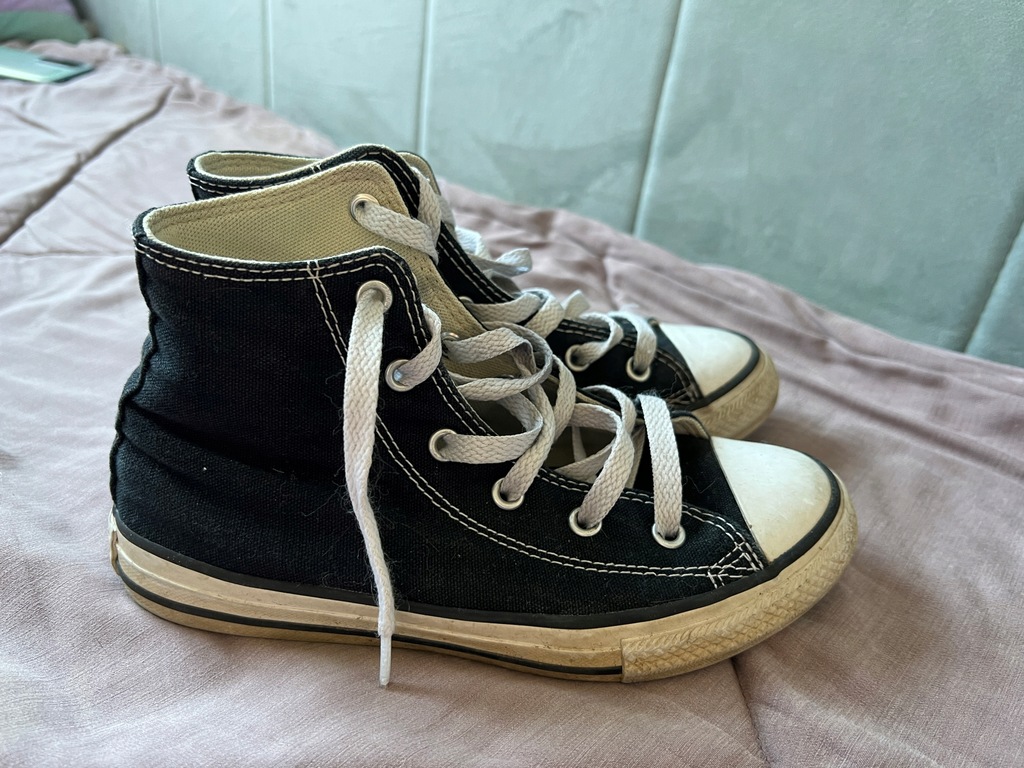 Converse trampki buty sportowe wysokie 33 czarne