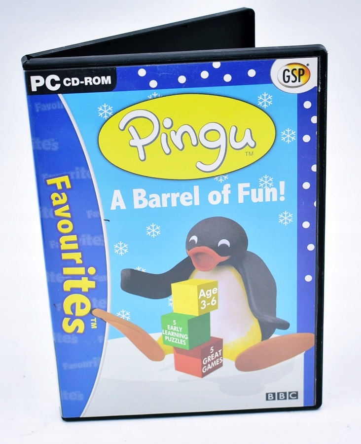 9504-20 ...PINGU A BARREL OF FUN PC CD-ROM... o#g