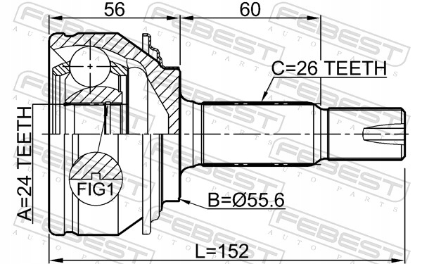 PRZEGUB ZEWN./P/YARIS 1,33 VVT-I 10-11