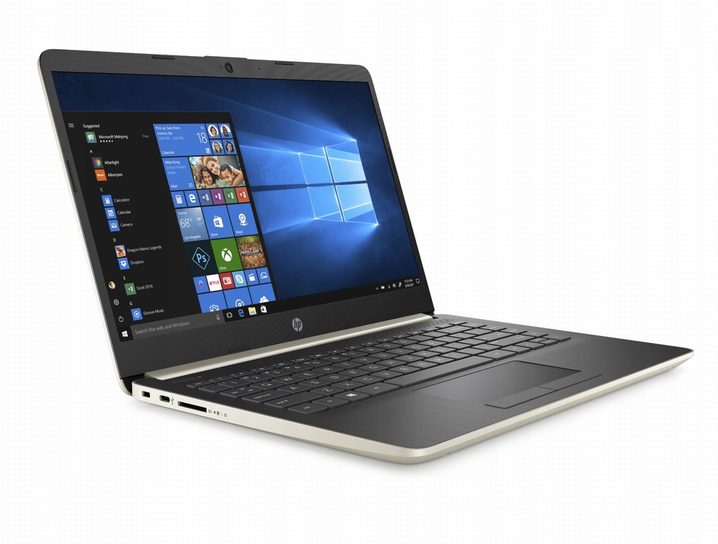 Купить Ноутбук HP золотого цвета, 14 дюймов, i3-7100U, 8 ГБ, твердотельный накопитель, 256 ГБ, Win10: отзывы, фото, характеристики в интерне-магазине Aredi.ru