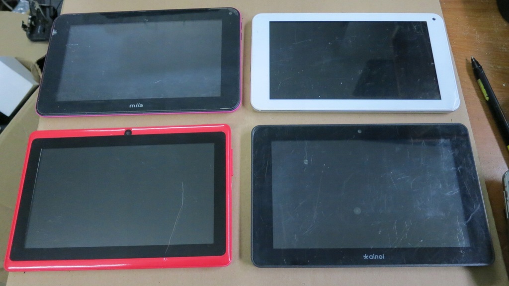 Zestaw 4x tablet Gardio/ Miia/ Ainol Opis!