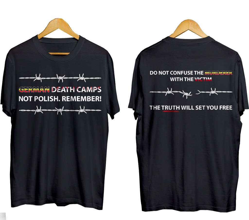 Koszulka - German Death Camps NOT POLISH (XXL)
