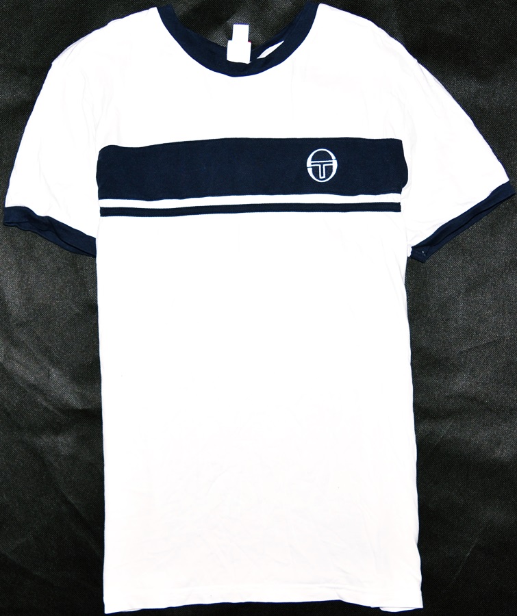 4853-33 ...SERGIO TACCHINI.. m#b BIALY T-SHIRT r.S