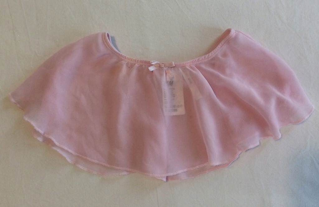H&M różowa krótka spódniczka balet 110/116