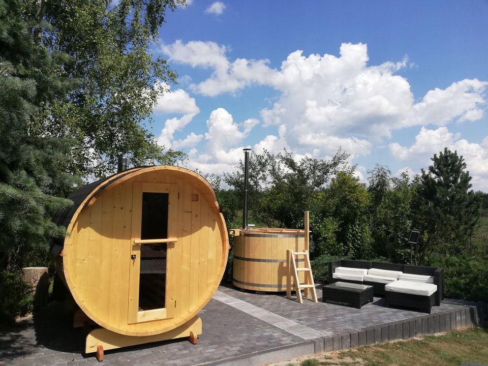 Sauna Ogrodowa _ Sauna Beczka - Bania -2,4m barrel