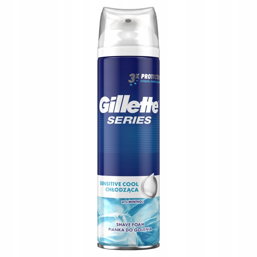 PIANKA GILLETTE do golenia SENSITIVE COOL 250ml