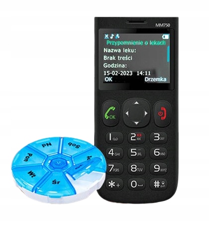 Prosty telefon dla Seniora MAXCOM MM750 Guzik SOS