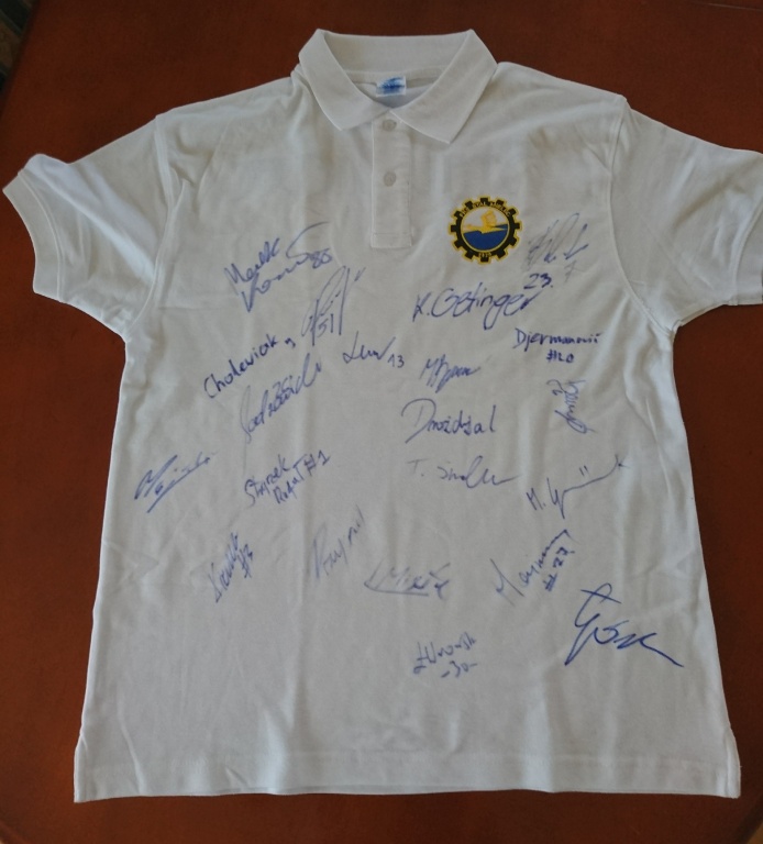 KOSZULKA KIBICA FKS STAL MIELEC Z AUTOGRAFAMI