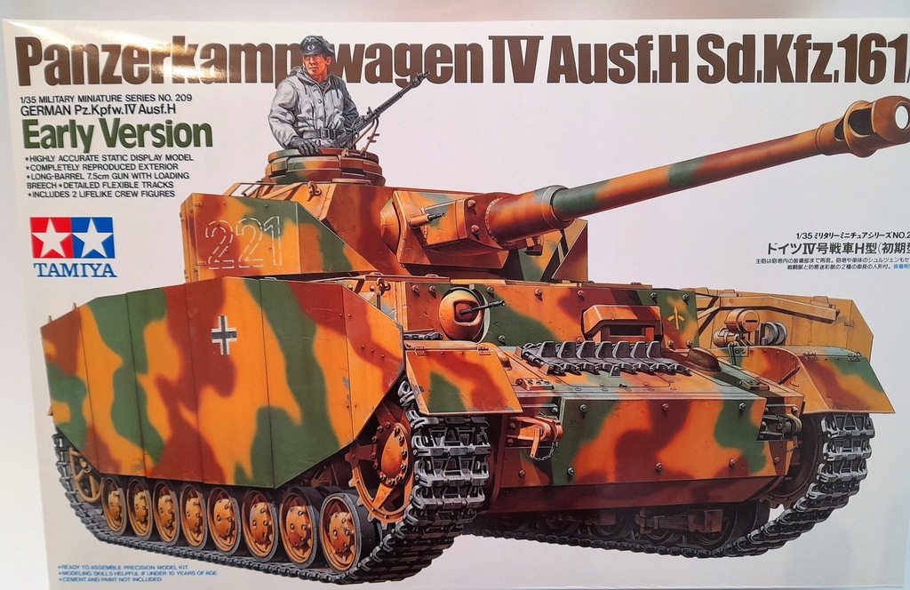 Tamiya 35209 Pz.Kpfw. IV Ausf. H Early Version